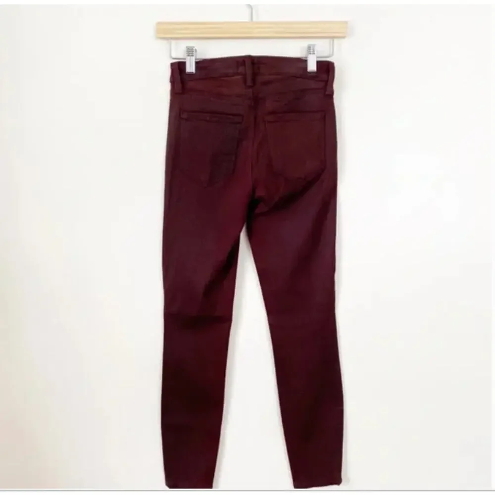 L’AGENCE Margot High Rise Glitter Coated Jeans 24 - Picture 4 of 9